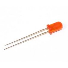 LED - Diffused - 5mm - Orange (pack of 5)